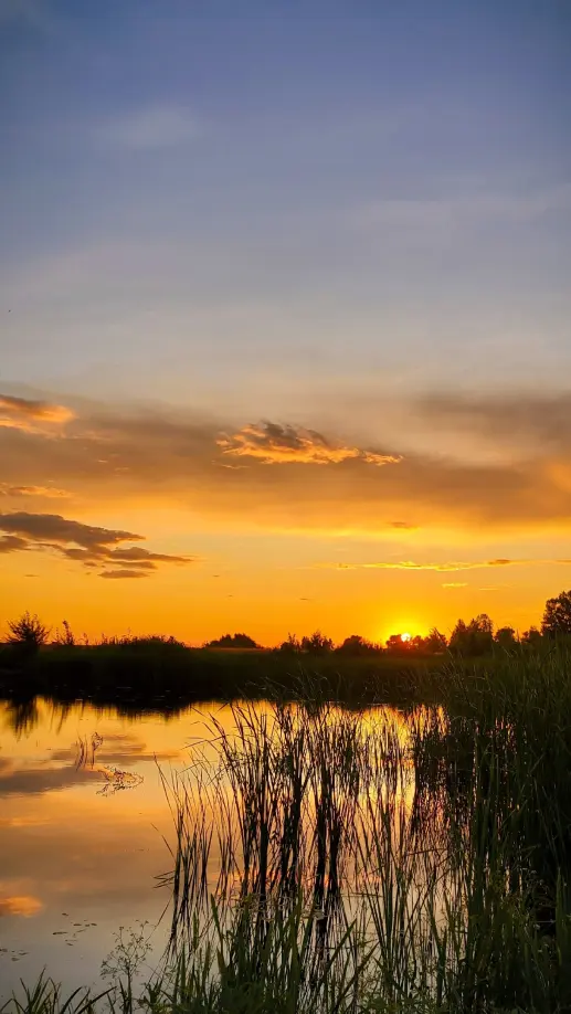 Sunset on the lake
