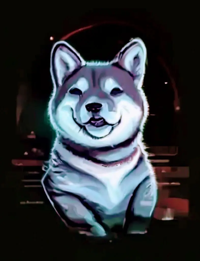 Shiba Inu Token by Along Tusk 2024