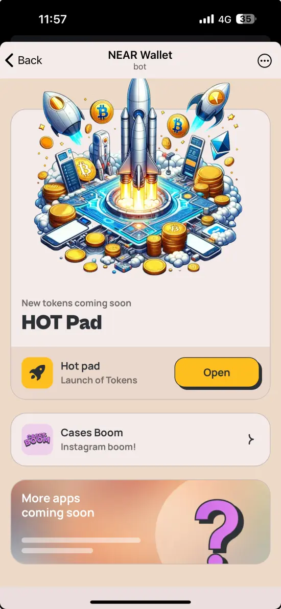 HOT Pad staking with HOT and earning free crypto