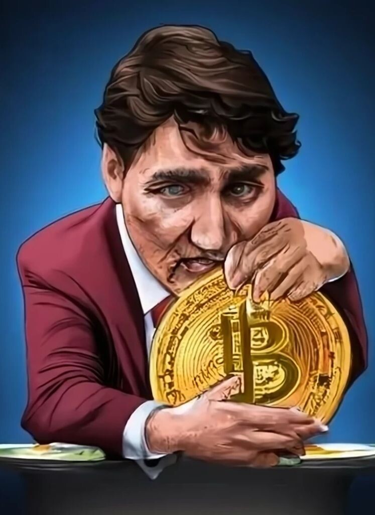 Trudeau Bitcoin by Along Tusk 2024