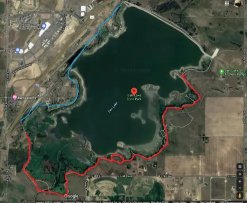Barr Lake Map