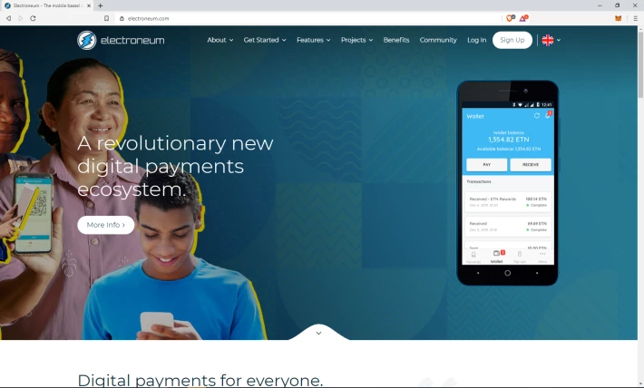 Electroneum website
