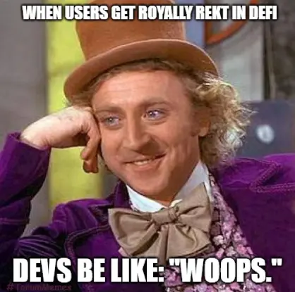 Sarcastic Wonka: Woops!