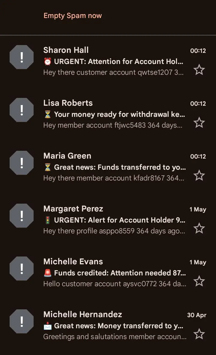 Email Scam Spam by Along Tusk 2024