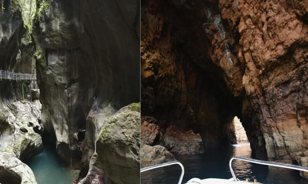 caves with water