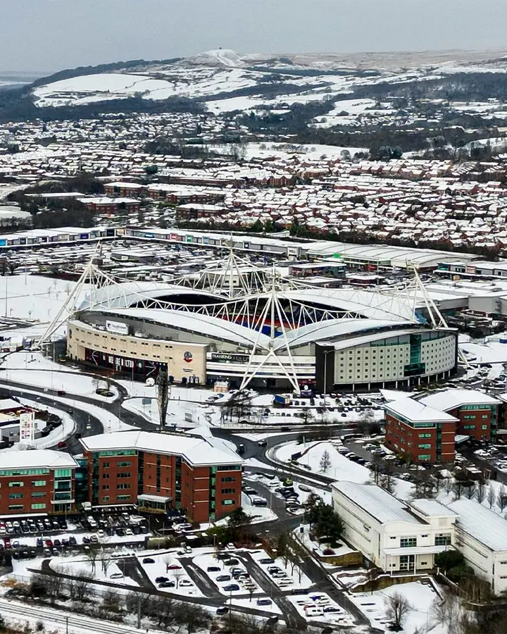 Bolton Wanderers Winter Drone Capture 2024