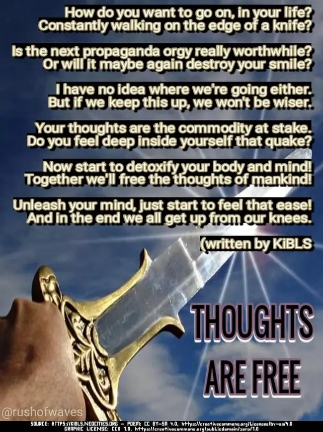 Thoughts are free