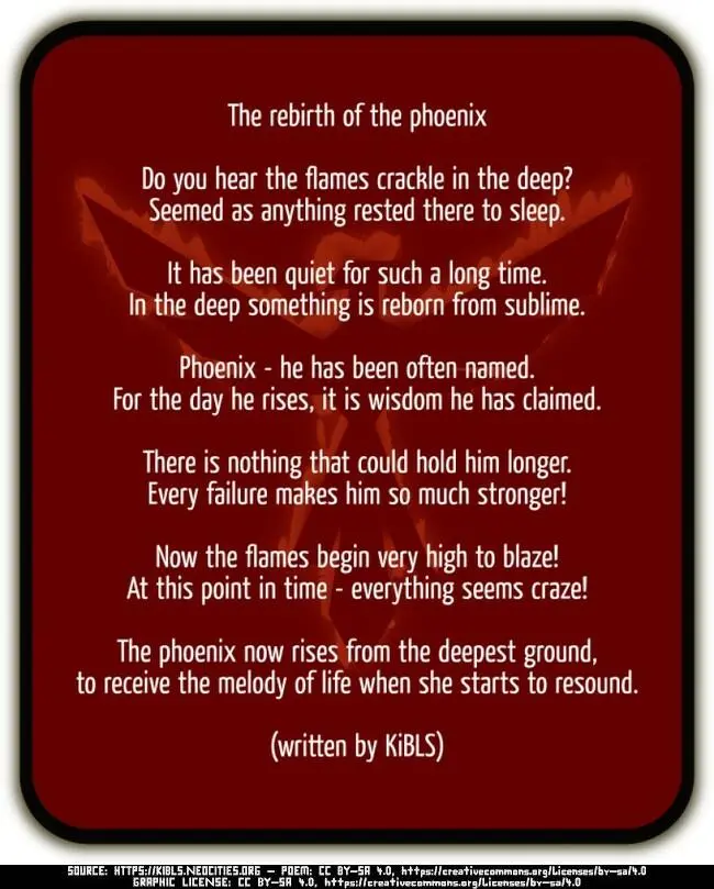 The rebirth of the phoenix