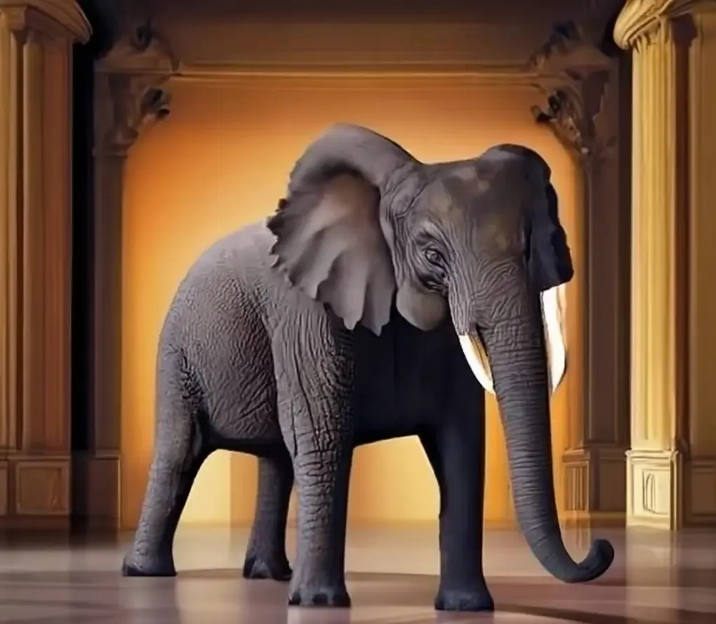 Elephant in the room Dave by Along Tusk 2024