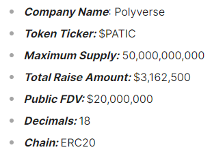 $PATIC General Information