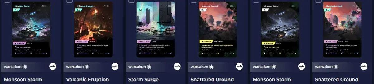 Savage Escalation weather in Warsaken