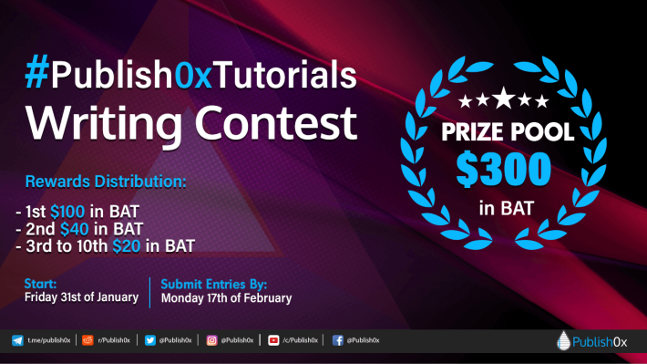 publish0x tutorials writing contest
