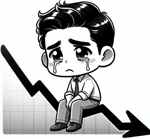 sad character