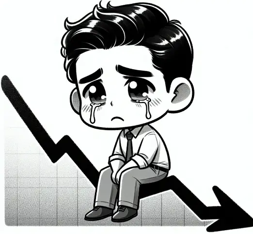 sad character