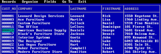 dBase