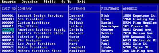 dBase