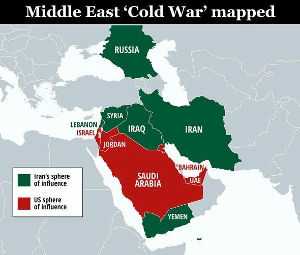 The “cold war” in the Middle East between the West and the East