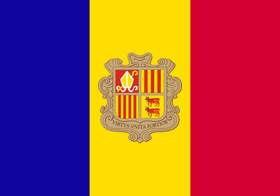 National Flag of Andorra.