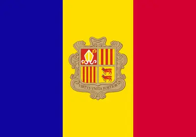National Flag of Andorra.