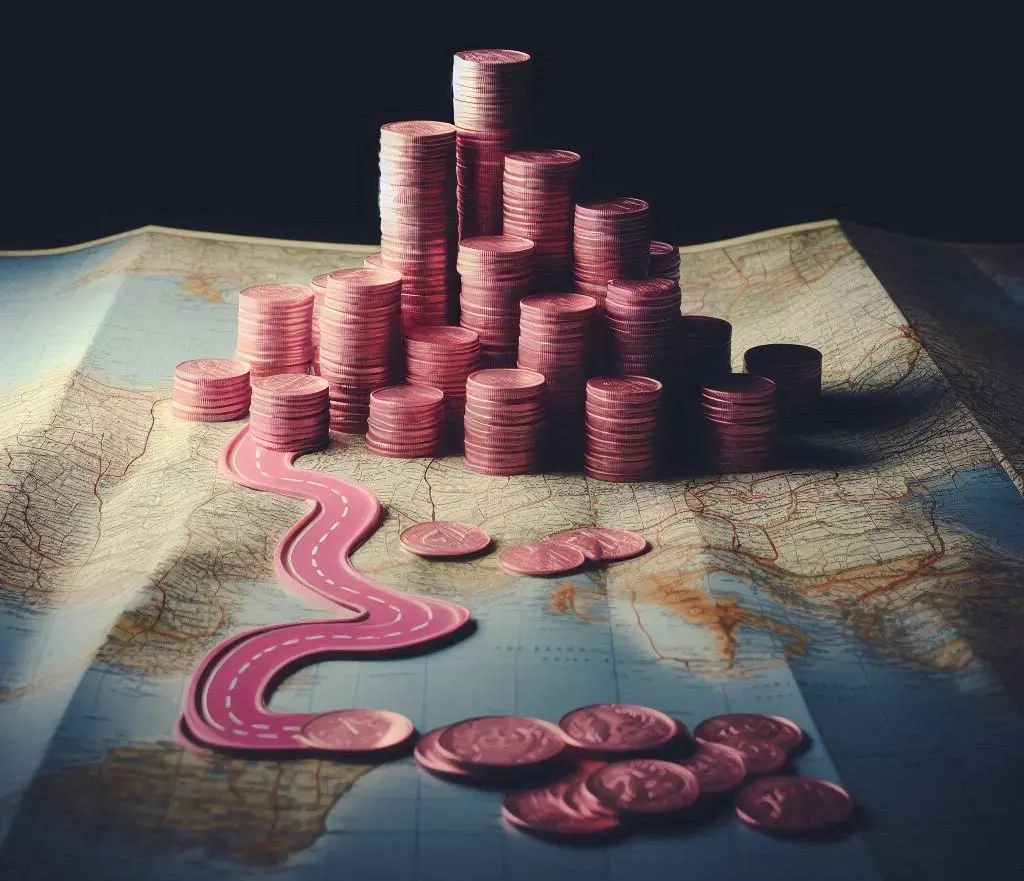 Depiction of a physical roadmap