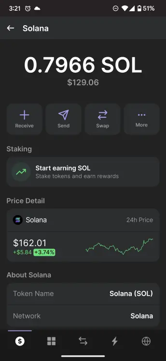 0.7966 SOL - Phantom Wallet