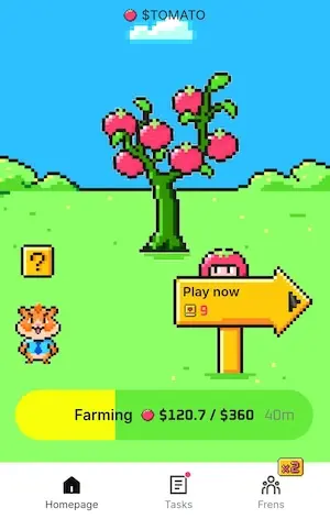 Tomarket game screenshot