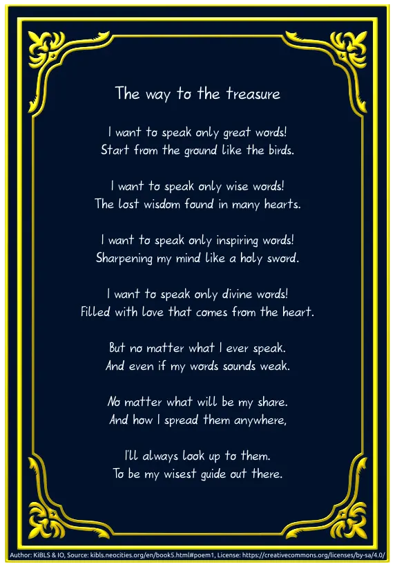 The way to the treasure