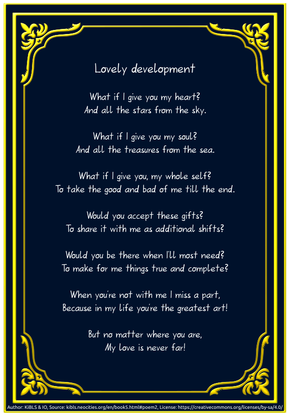 Lovely development