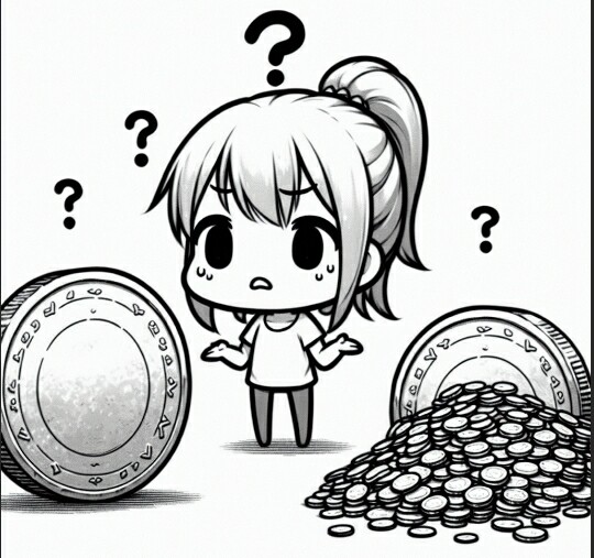 Confused girl tokens
