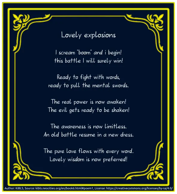 Lovely explosions