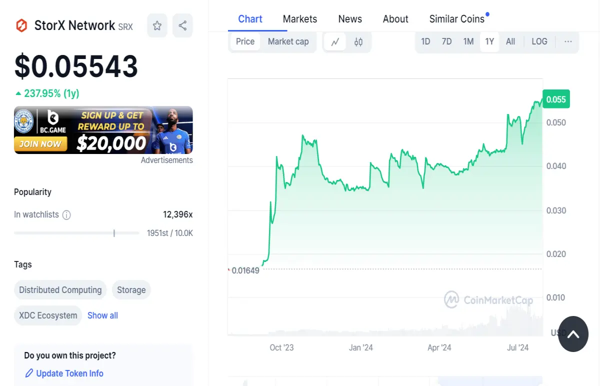 StorX CMC