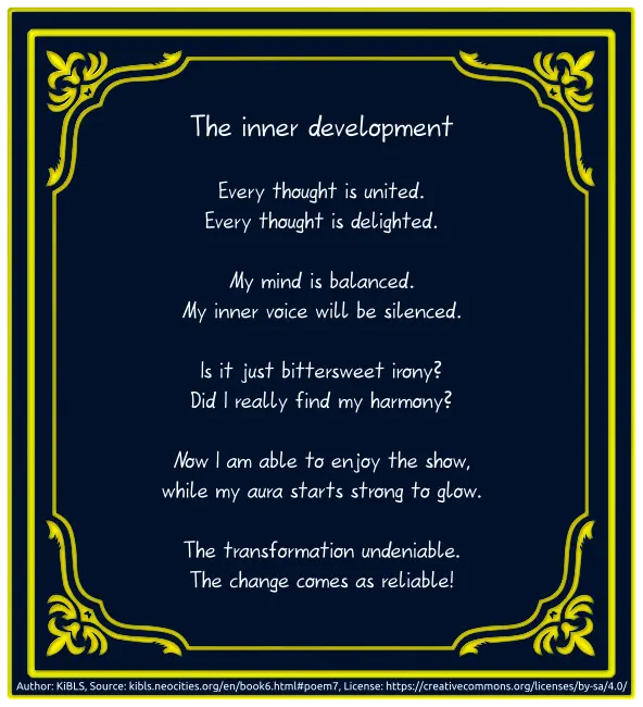 The inner development