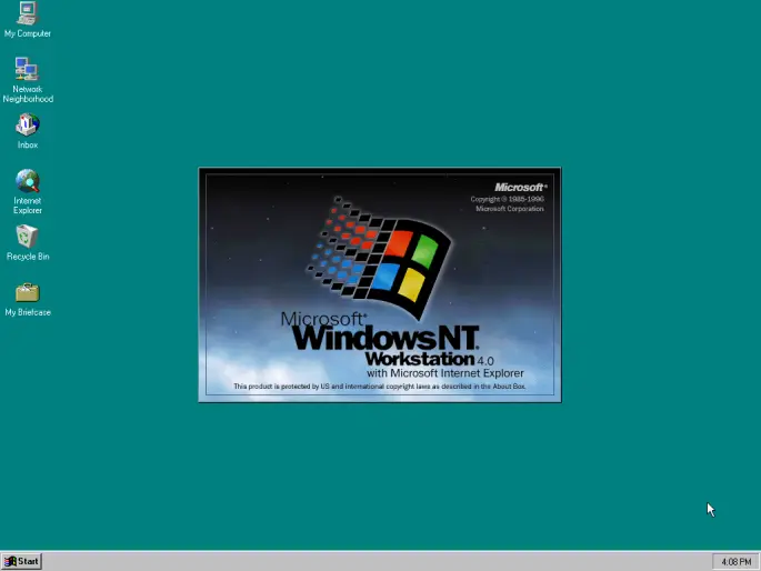 Así lucía Windows NT
