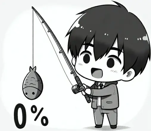 Reeling in 0%
