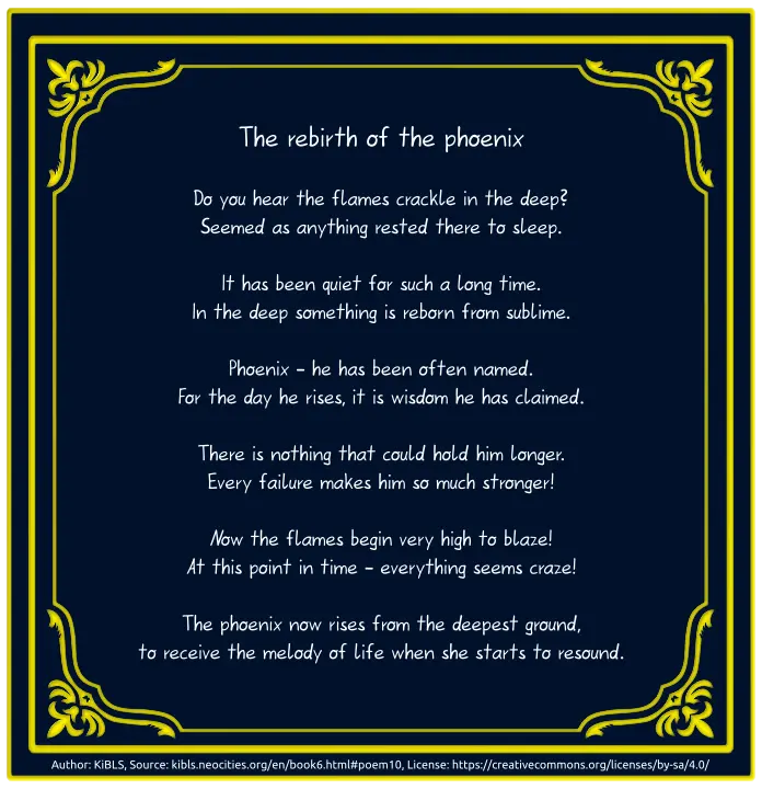 The rebirth of the phoenix