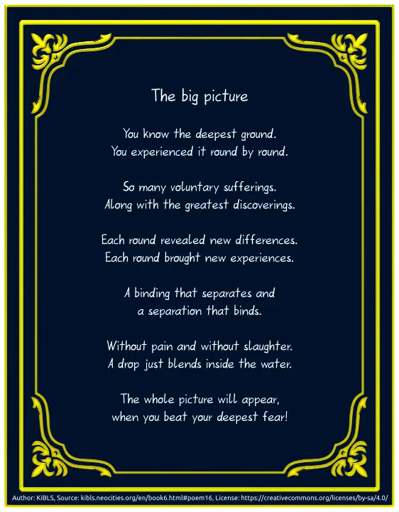 The big picture