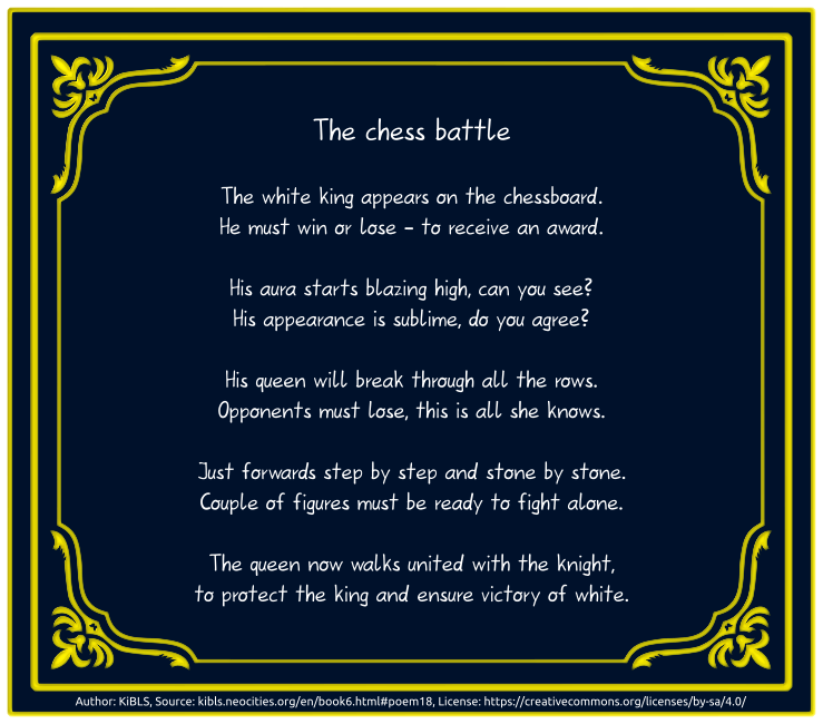 The chess battle