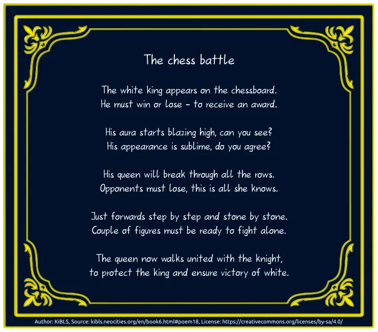 The chess battle