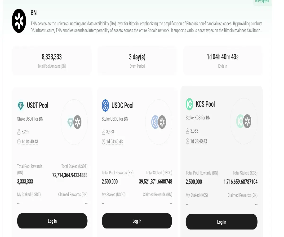BN token gempools