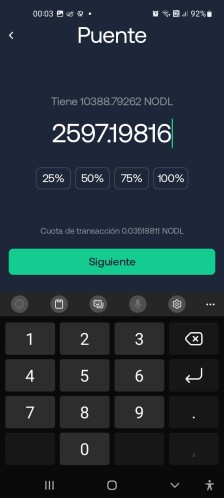 indicamos la cantidad a ser convertidad