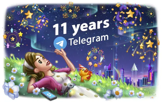 Telegram aniversario