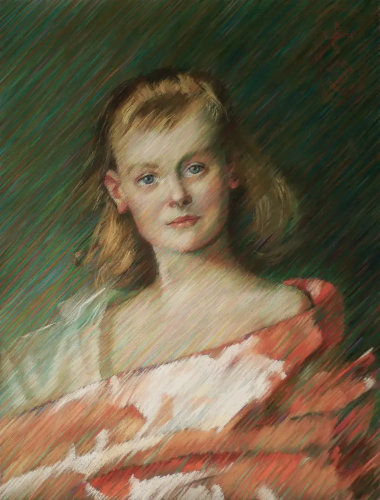 portrait of princess Wilhelmina van Oranje-Nassau
