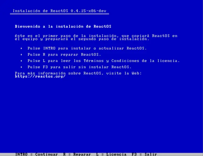 Instalando ReactOS en Virtualbox