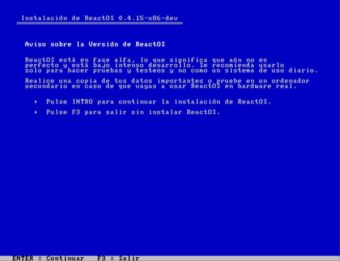 Instalando ReactOS en Virtualbox