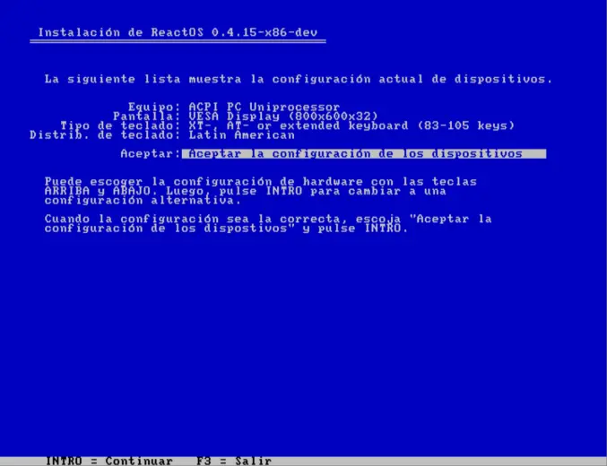 Instalando ReactOS en Virtualbox
