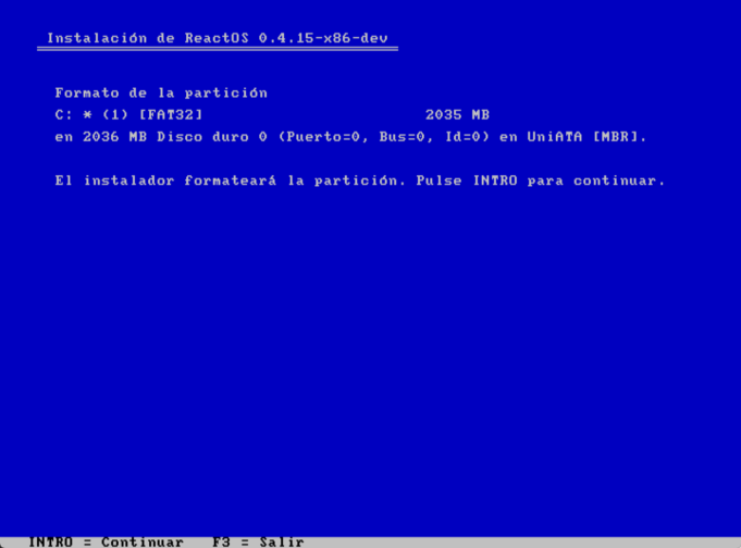 Instalando ReactOS en Virtualbox