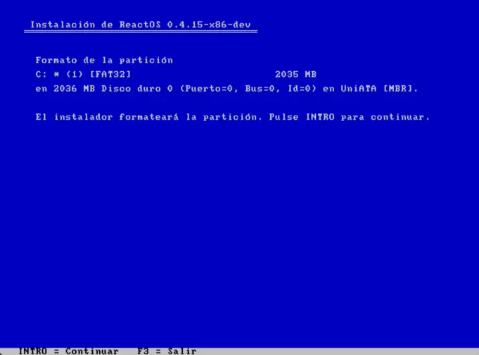 Instalando ReactOS en Virtualbox