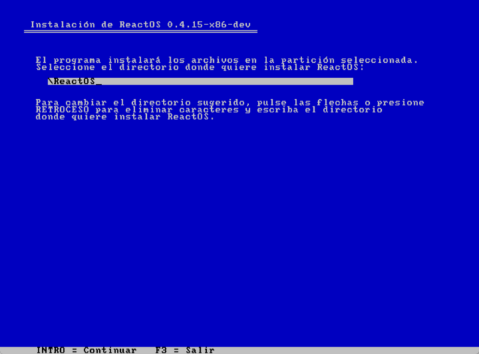 Instalando ReactOS en Virtualbox
