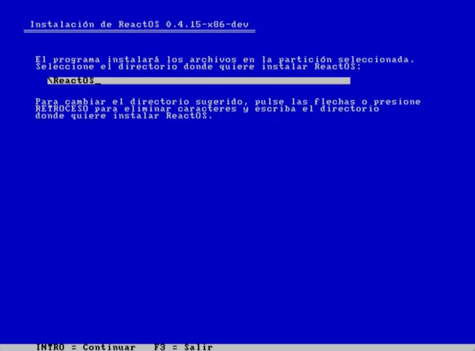 Instalando ReactOS en Virtualbox
