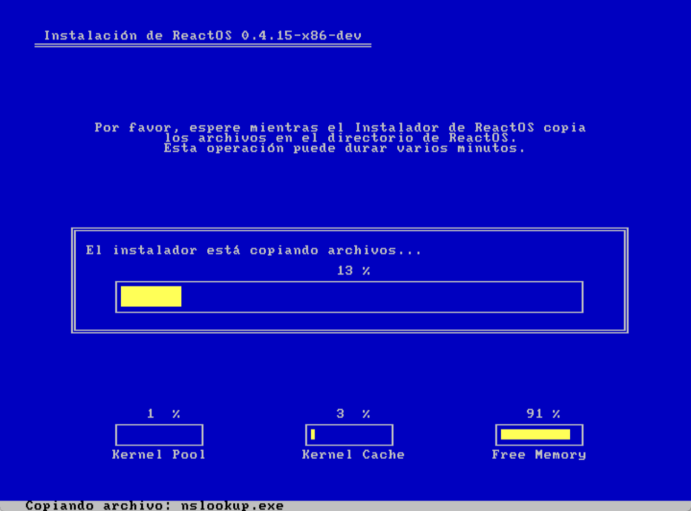 Instalando ReactOS en Virtualbox